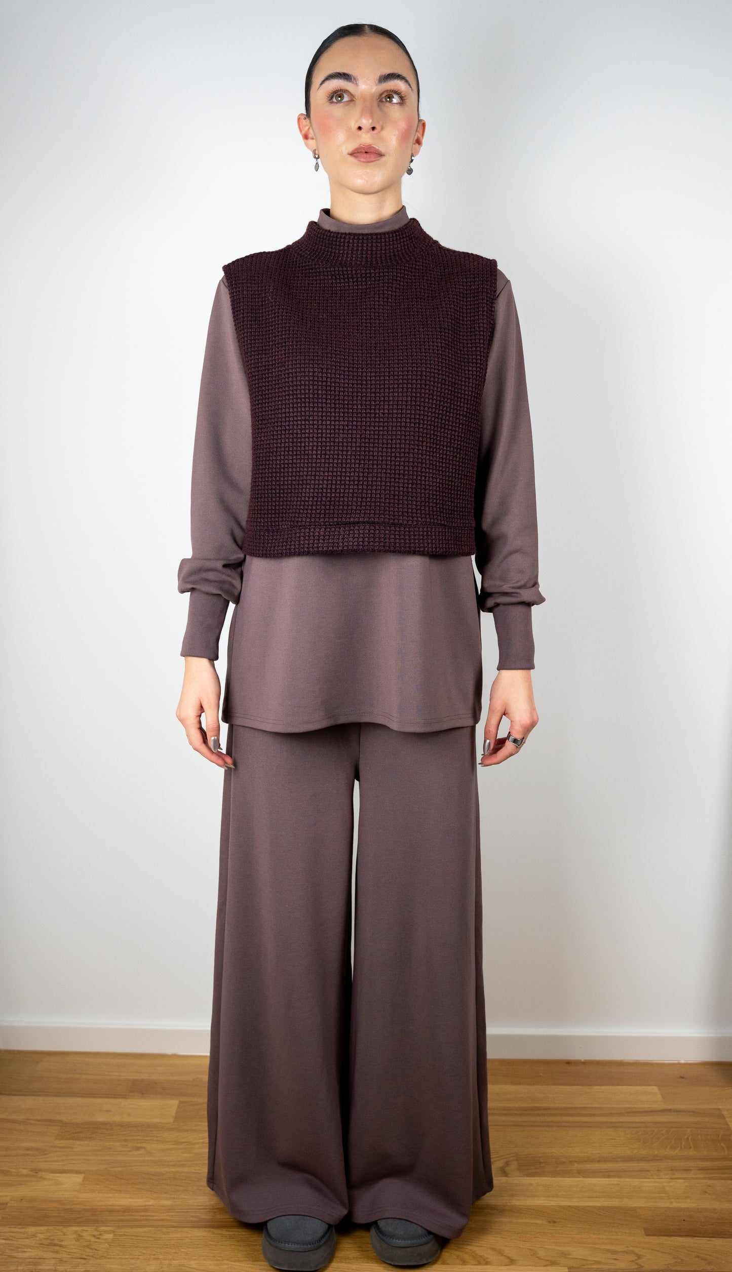 knitted turtleneck sweater