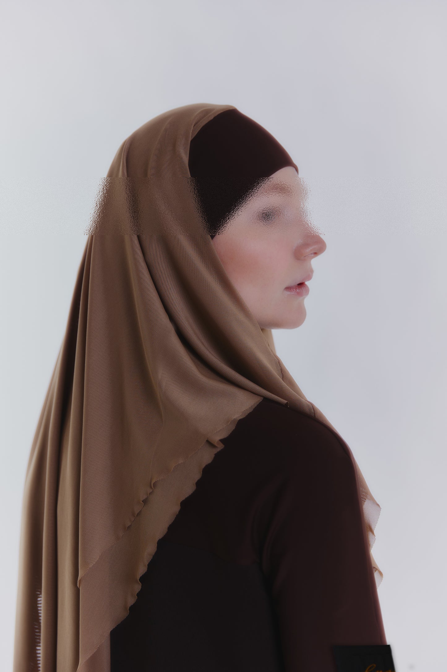 Hijab attached to dress  - Mijam & Hijab Lycra Tulle