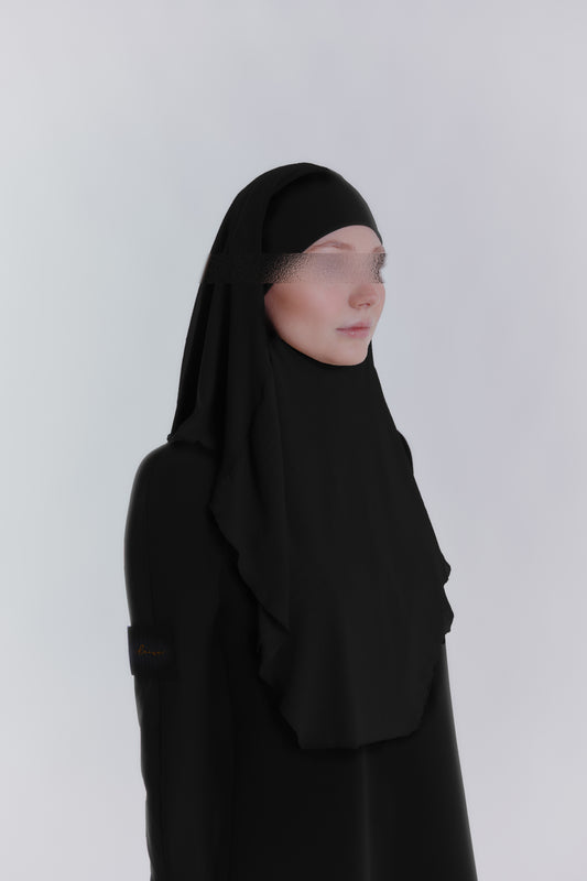 Hijab angenäht - Mijam & Hijab Lycra Tüll