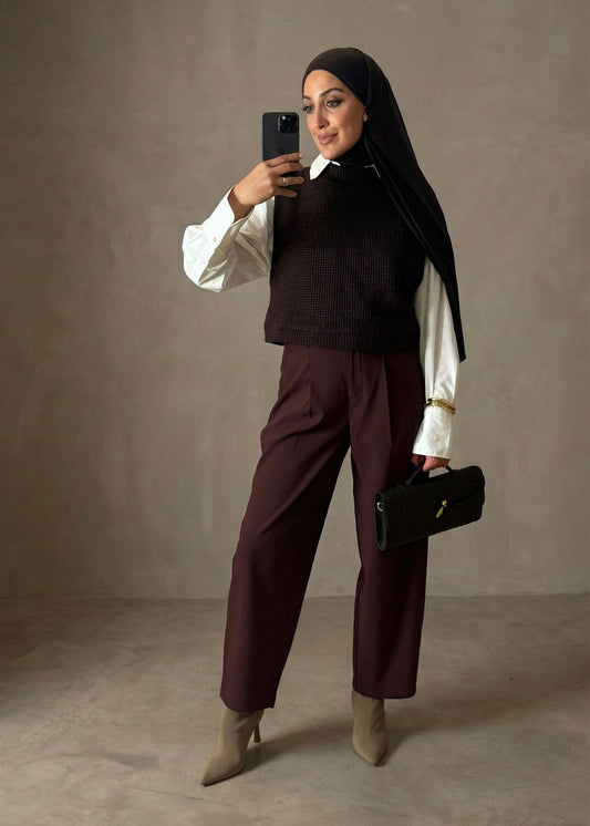 Strickpullunder mit Rollkragen